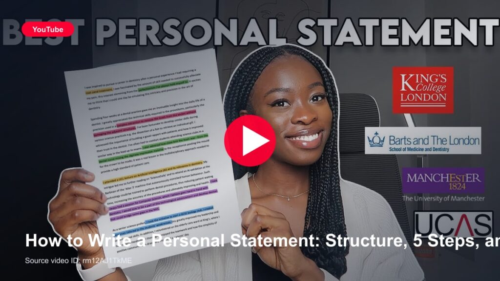 How to Write a Personal Statement: Structure, 5 Steps, and 2 Samples How to Write a Personal Statement: Structure, 5 Steps, and 2 Samples